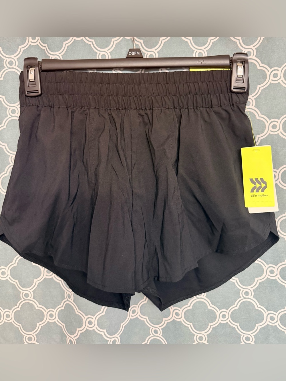all in motion Black Women's Athletic Running Shorts